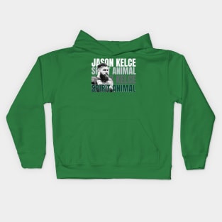 JASON KELCE SPIRIT ANIMAL Kids Hoodie